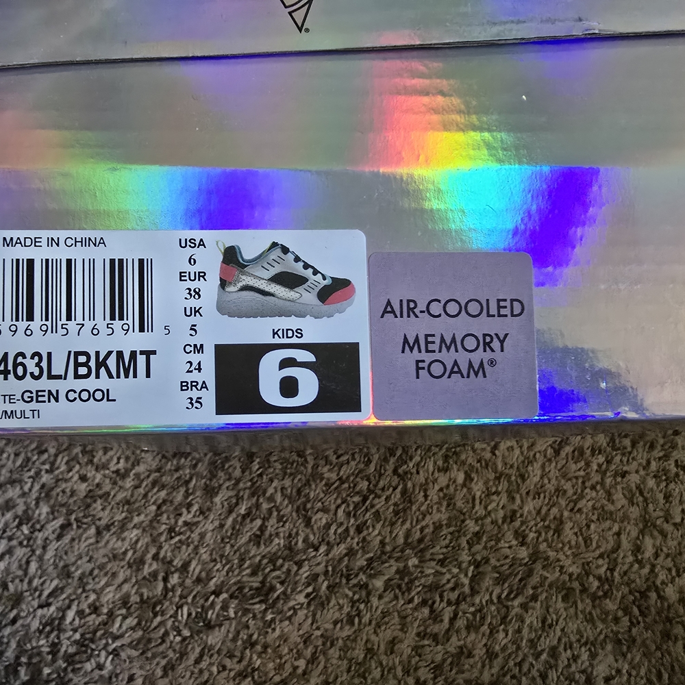 Skechers Kids Sneakers with Air-Cooled Memory Foam